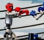 Robot boxing, football and sprinting at World Humanoid Games