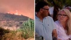 āWe escaped Spanish wildfire, but our friends lost their livesā āWe escaped Spanish wildfire, but our friends lost their livesā