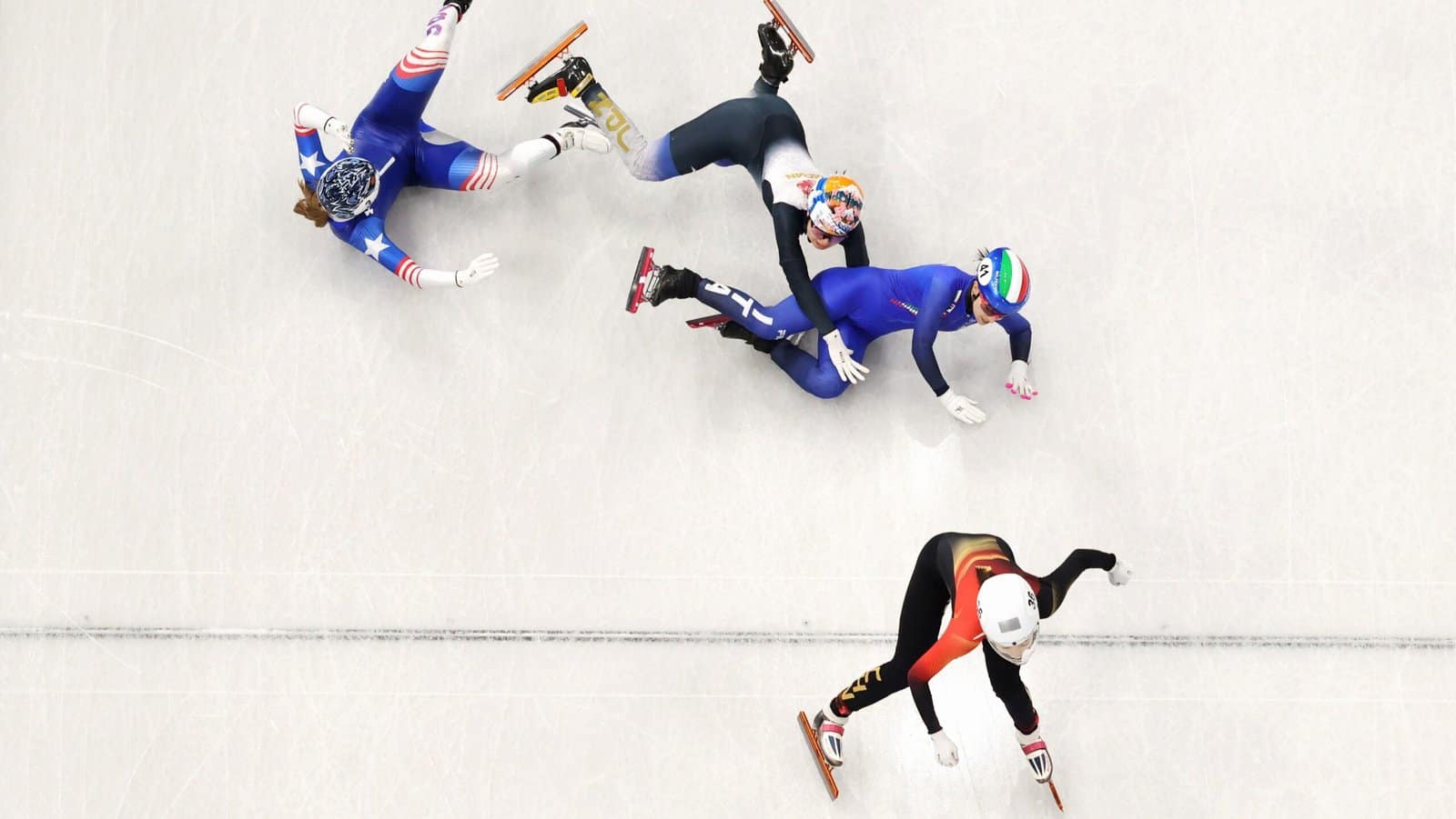 Winter Olympics Photo of the Day: Wipeout on the Ice Winter Olympics Photo of the Day: Wipeout on the Ice