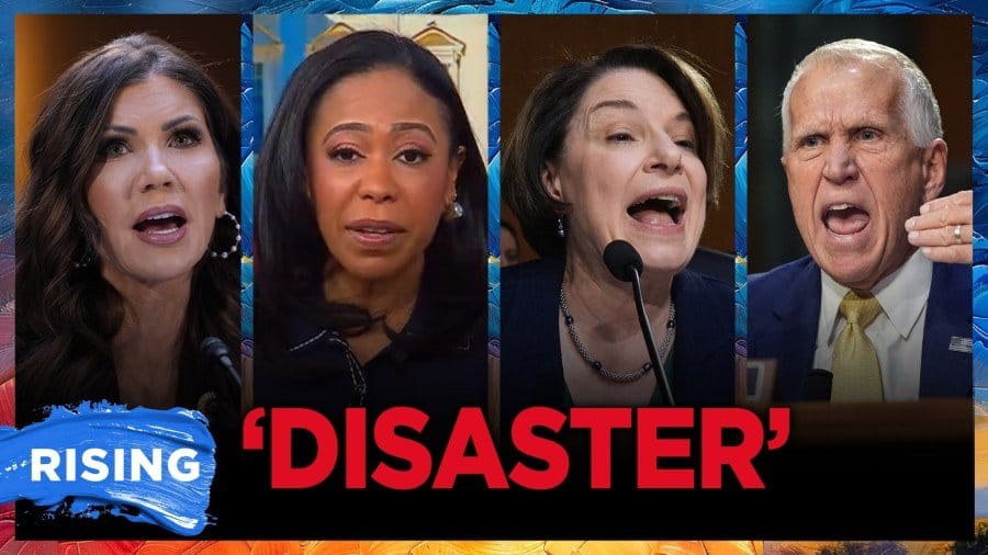 Amy Klobuchar confronts Kristi Noem over domestic terrorism label Amy Klobuchar confronts Kristi Noem over domestic terrorism label 