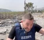 Israeli strike next to British journalist is not AI-generated