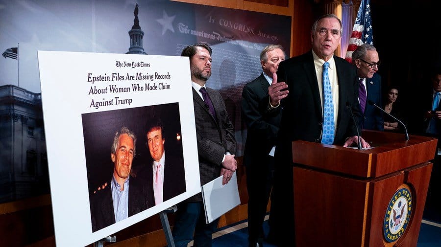 Lawmakers press for missing Trump material in Epstein files to be released Lawmakers press for missing Trump material in Epstein files to be released