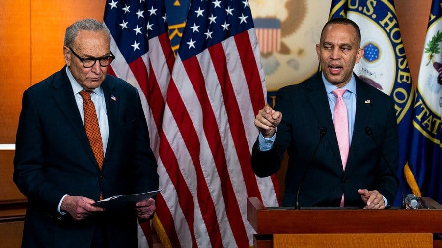 Schumer, Jeffries review White House proposal to end DHS shutdown Schumer, Jeffries review White House proposal to end DHS shutdown