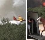 Watch: Horses evacuated as fire approaches riding centre near Paris