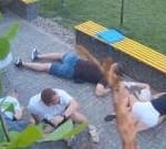 People flee as Russian strike hits near Ukraine coffee shop